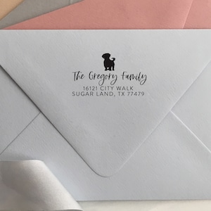 Shih Tzu Stamp, Return Address Stamp, Self Inking Stamp, Personalized Dog Lover Gift, Dog Mom Gift, Personalized Shih Tzu Stamp