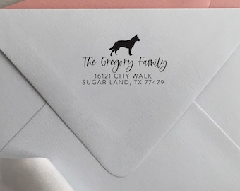 Australian Cattle Dog Stamp, Return Address Stamp, Self Inking Stamp, Corgi Gift, Dog Lover Gift