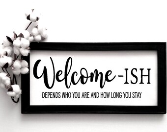 funny welcome sign etsy