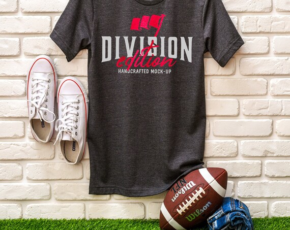 Shirt Mockup Bella Canvas 3001 Dark Grey Heather