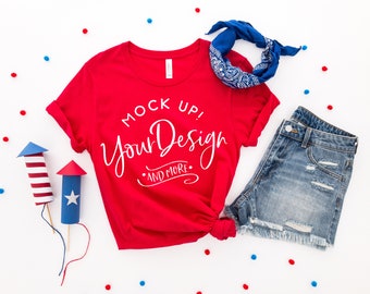 July 4th Tee Mockup Etsy