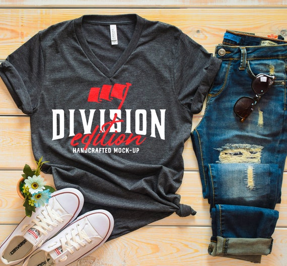 Shirt Mockup Bella Canvas 3005 Shirt Dark