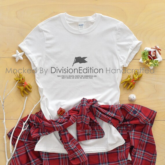 Christmas Mockup Gildan Womens Short Sleeve T-Shirt