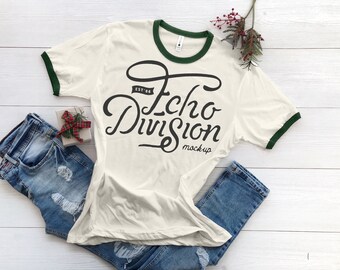 Ringer Shirt Mockup Etsy