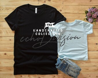 Download Couple Shirt Mockup - Bella + Canvas - Unisex Short Sleeve ...