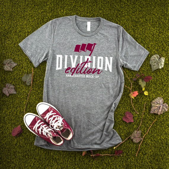 Shirt Mockup Bella Canvas 3413 Shirt Grey