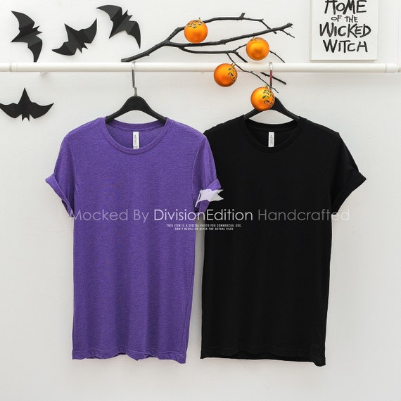 Halloween Shirt Mockup Bella Canvas 3001 Halloween Shirt Mockup Bella Canvas 3001