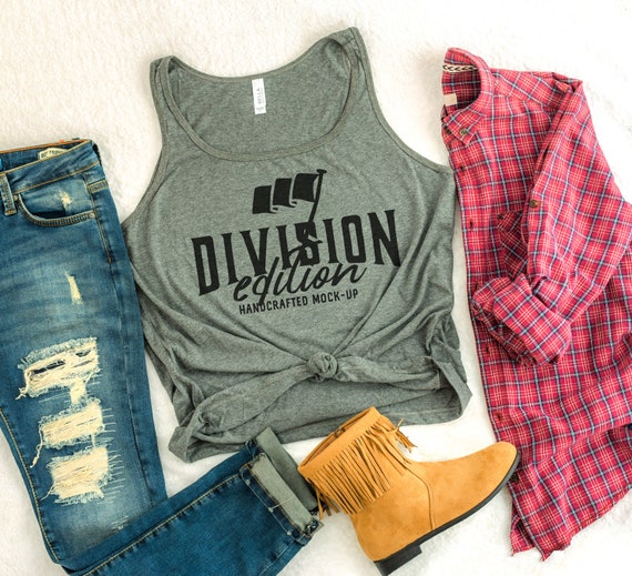 Tank Top Mockupbella Canvas Womens Relaxed Tank Top Mockupbella Canvas Womens Relaxed