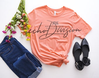 Bella Canvas Flat Lay Mockup Heather Prism Unisex Shirt Etsy