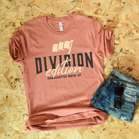 Shirt Mockup Bella Canvas 3001 Shirt Prism Sunset