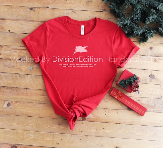 Christmas Mockup Bella Canvas Shirt Red