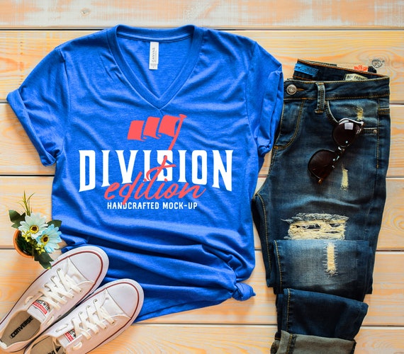 Shirt Mockup Bella Canvas 3005 Shirt Heather