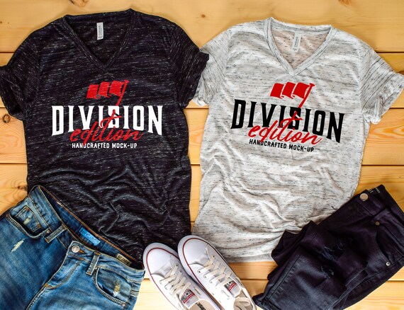 Couple Shirt Mockup Bella Canvas 3005 Shirt