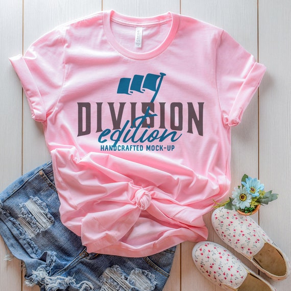 Shirt Mockup Bella Canvas 3001 Shirt Pink Shirt Mockup Bella Canvas 3001 Shirt Pink
