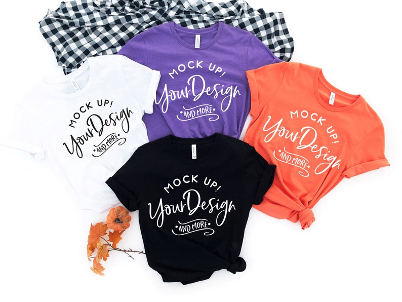 Halloween Mockup Shirt mockup Bella Canvas 3001 Etsy