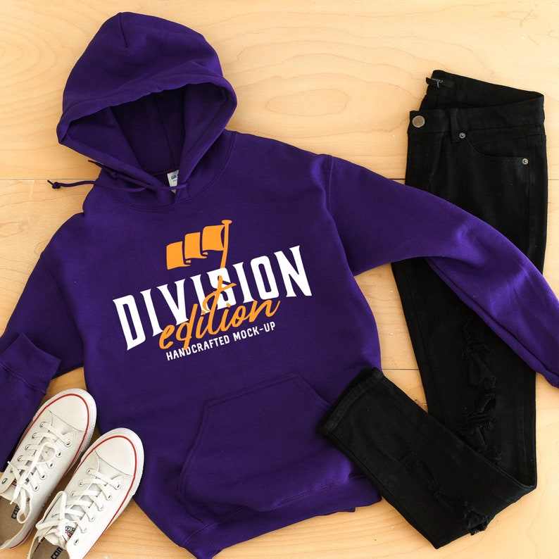 Download Hoodie mockup Gildan mockup 18500 mockup Purple hoodie | Etsy