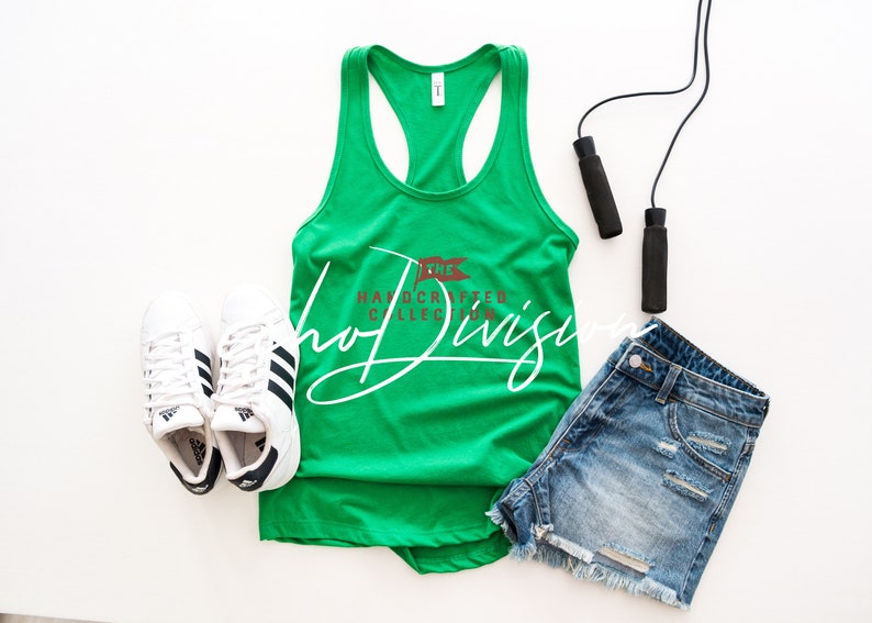 Download Tank top Mockup Next Level Kelly Green Mockup Racerback | Etsy