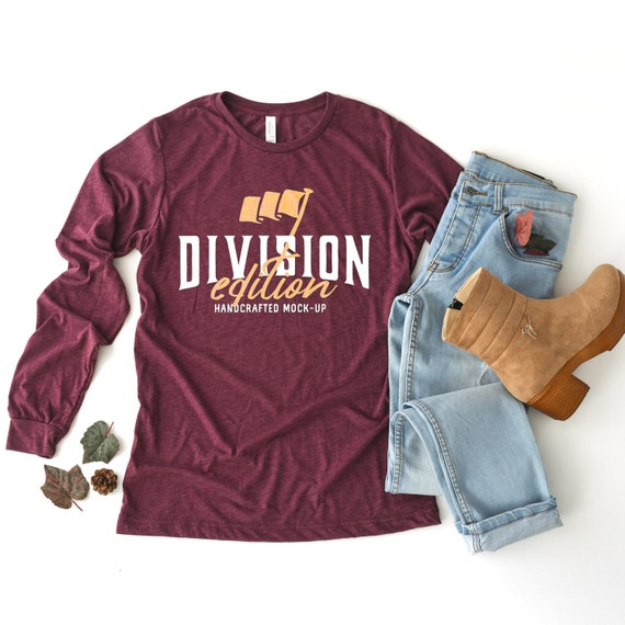 Shirt Mockup Bella Canvas Long Sleeve Jersey Tee 3501 Etsy