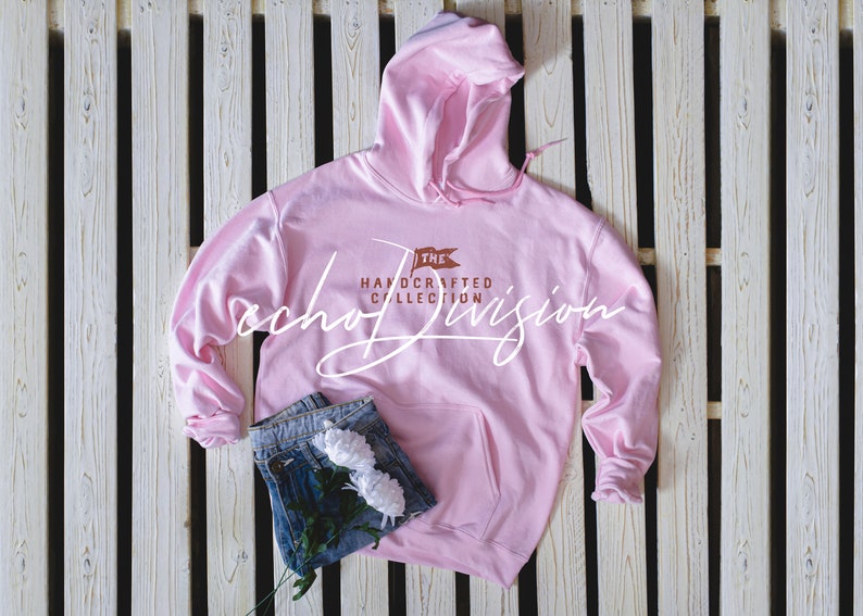 Hoodie mockup Gildan mockup flat lay photography Light Pink Hoodie mockup 18500 mockup