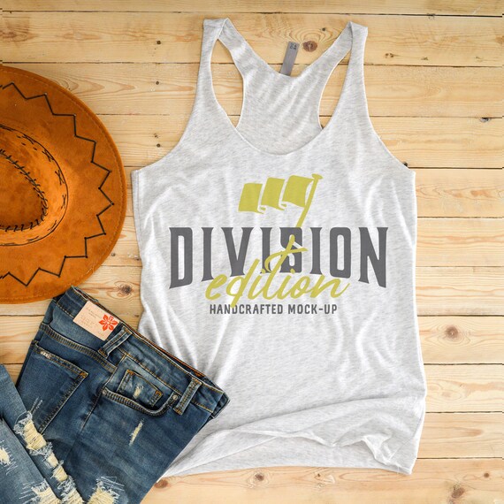 Tank Top Mockup Next Level Women S Triblend Racerback Etsy