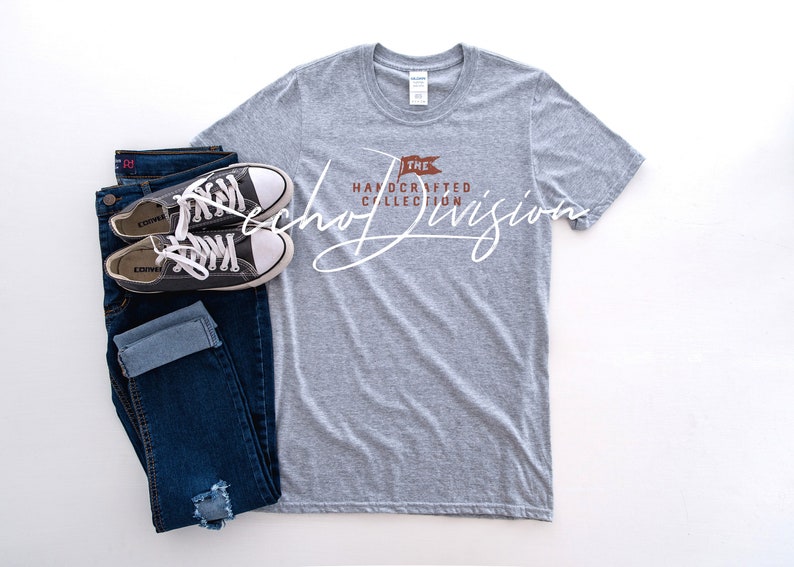 Download Shirt Mockup Gildan Softstyle T-Shirt 64000 Sport Grey | Etsy