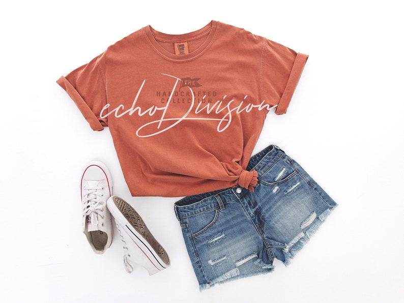 Download Shirt Mockup Comfort Colors Yam Garment Dyed Heavyweight ...
