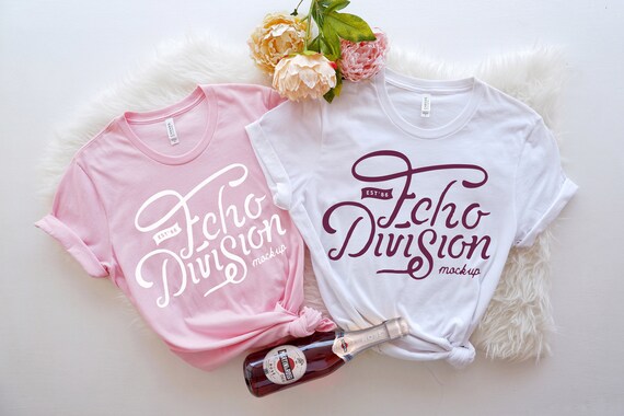 Bachelorette Mockup Bella Canvas 3001 Couple Shirt Mockup Etsy