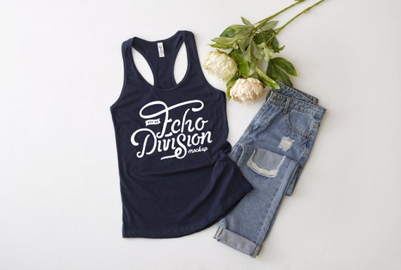 Download Tank Top Mockup Next Level Women Ideal Racerback Tank Etsy