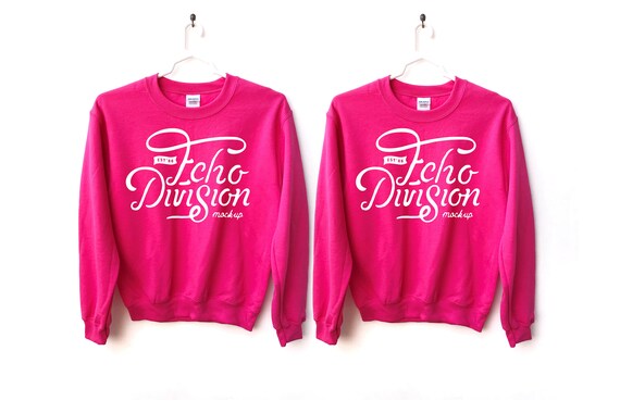 Couple Front Sweatshirt Mockup Gildan Heliconia Heavy Etsy