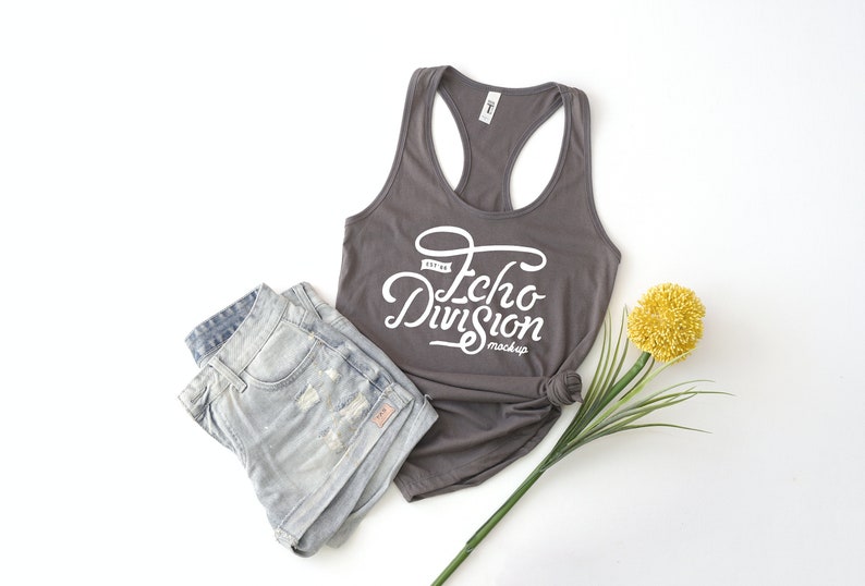 Download Tank top Mockup Next Level Women Ideal Racerback Tank | Etsy