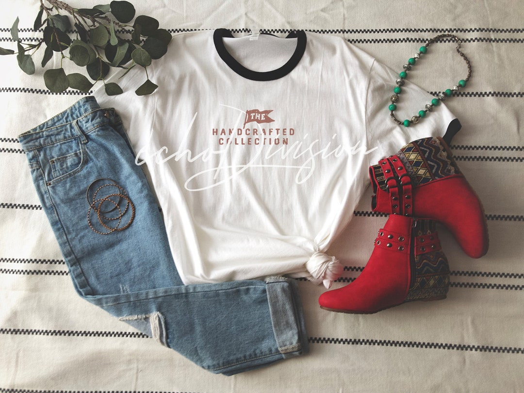 Shirt Mockup Bella Canvas Heather Ringer Jersey Tee - Etsy