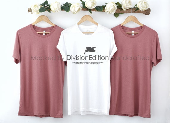 Shirt Mockup Black White Bella Canvas 3001 White Shirt Etsy