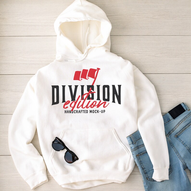 Download Hoodie mockup Gildan mockup 18500 mockup Sport Grey | Etsy