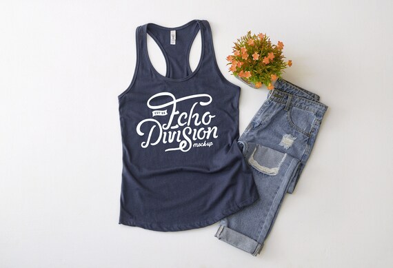 Download Tank Top Mockup Next Level Women Ideal Racerback Tank Etsy