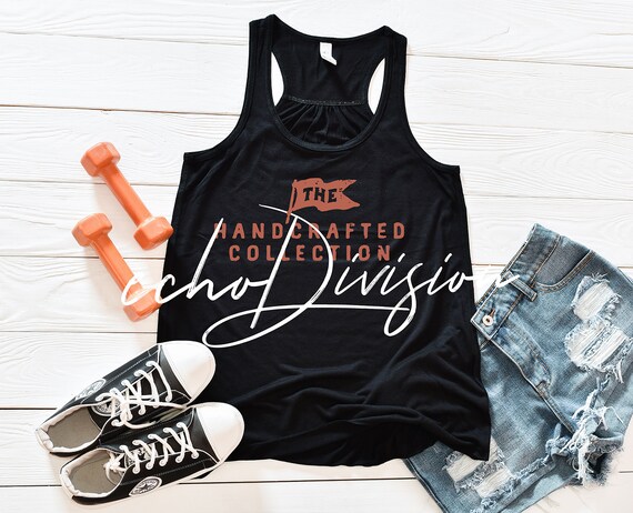 Tank Top Mockup Bella Canvas Women S Flowy Racerback Etsy