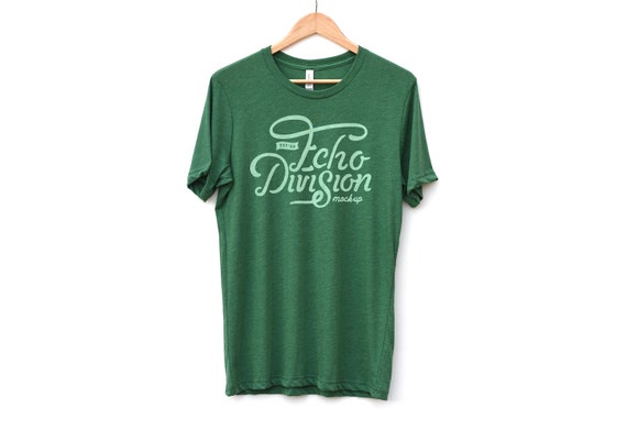 Download Hanging Shirt Mockup Bella Canvas Unisex Triblend Short Etsy