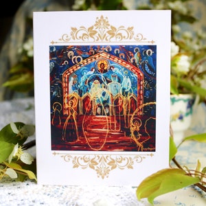 Wedding card Orthodox Artworks folded