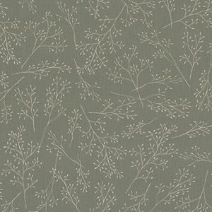 XXL table runner/centerpiece in 31 patterns, up to 4.2 m long x 40 cm wide, simple or playful, canvas, cotton, linen look, winter table decoration STIFTZEICHN. (OLIV)