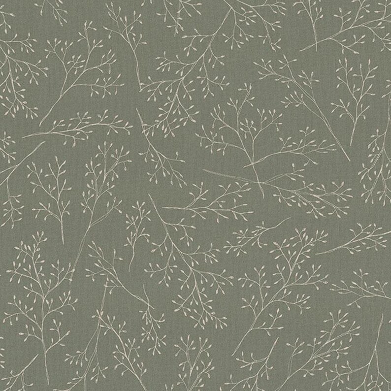 XXL table runner/centerpiece in 31 patterns, up to 4.2 m long x 40 cm wide, simple or playful, canvas, cotton, linen look, winter table decoration STIFTZEICHN. (OLIV)