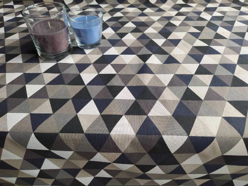 Hochwertige Cotton Mitteldecke o. XXL Frühstück Tischdecke rechteckig o. rund verspielt oder dezent in vielen schönen Mustern Bild 9