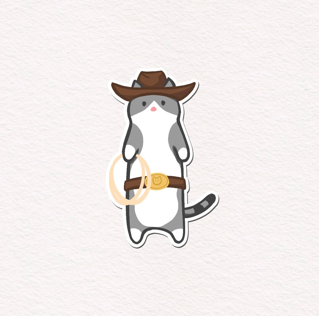 Rodeo Cat - Etsy