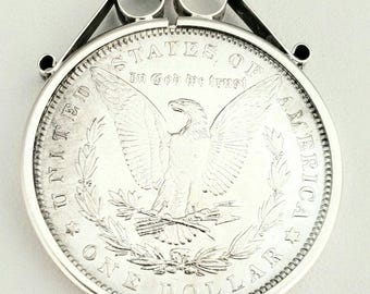 1881年モルガン銀貨ペンダント：未流通フィラデルフィアコイン