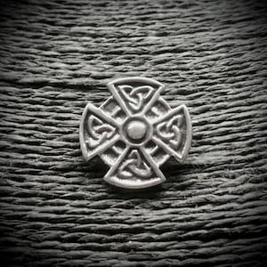 Antique Sterling Silver Infinity Knot Shield Brooch | Celtic Jewelry
