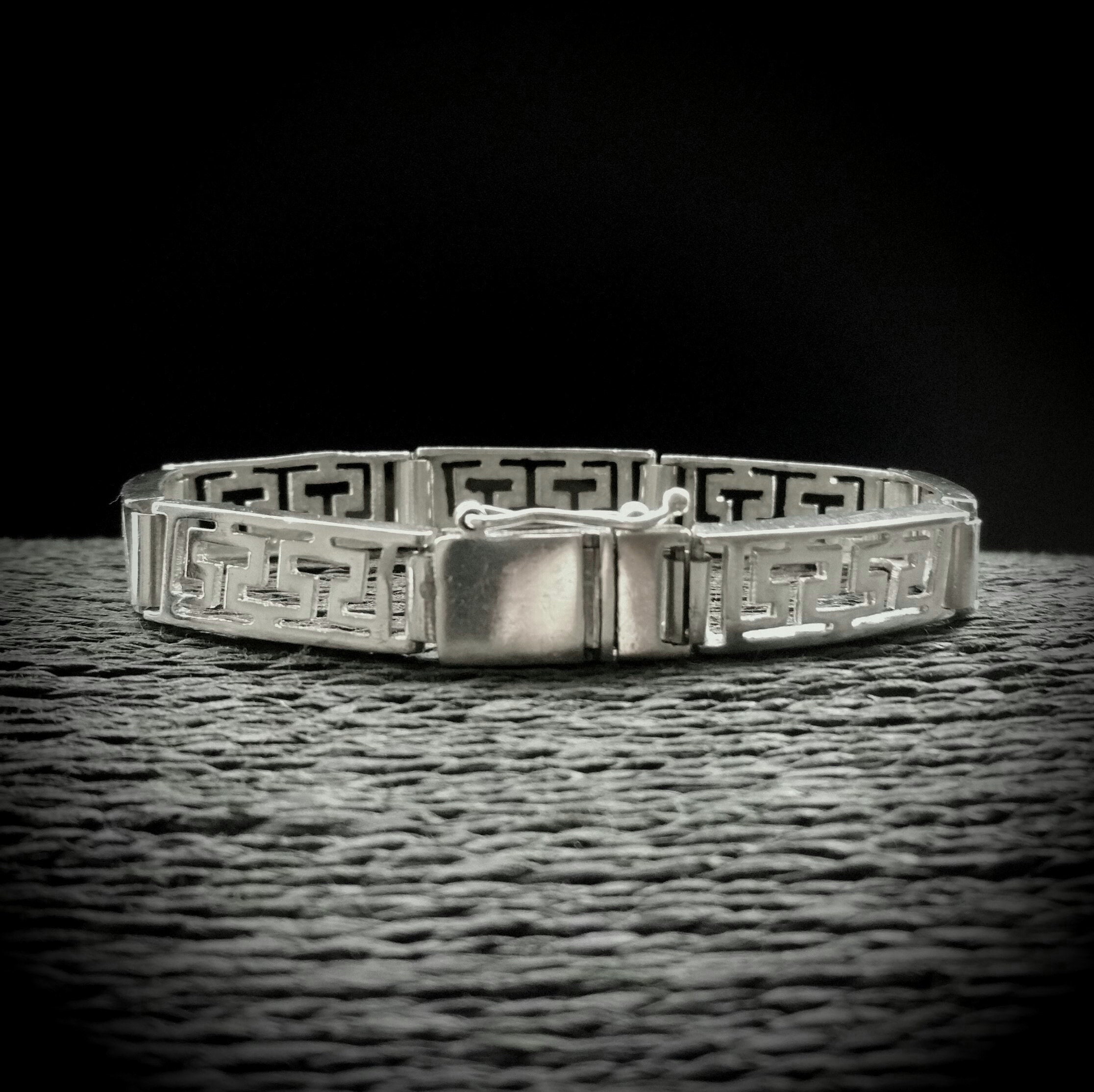 Sterling Silver Bracelet Greece Style - Etsy