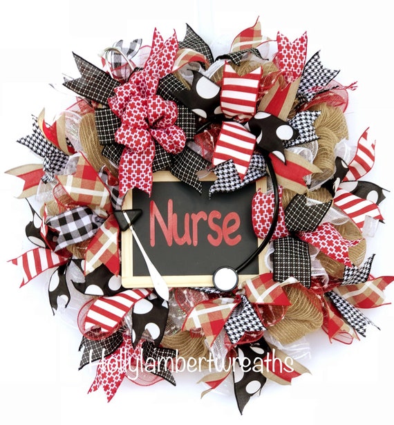 School Nurse Office Decor Nurse Wreath Medical Wreath Gift Etsy