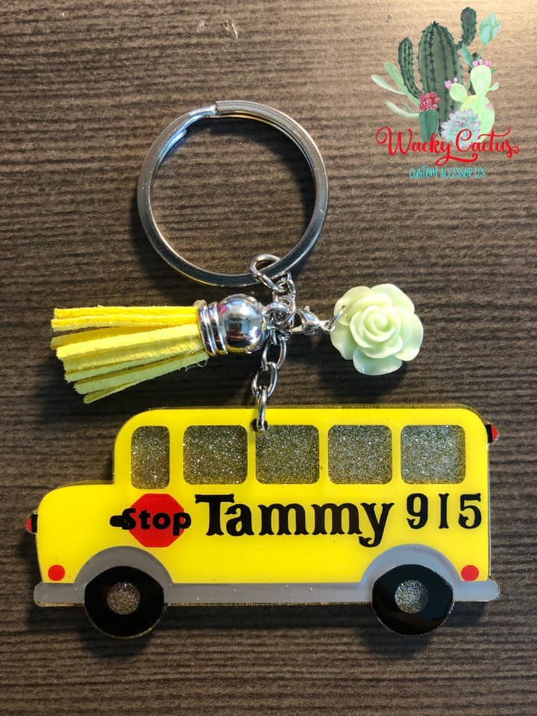 School Bus Keychain // School Bus // Bus Driver // School Etsy