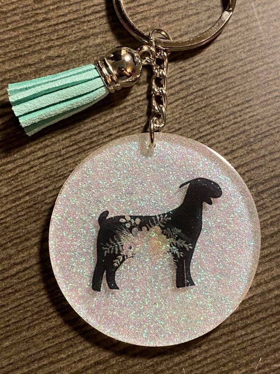 Show Goat Keychain // Goats // Show Goats // Acrylic Keychain Etsy
