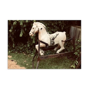 Vintage Rocking Horse Ansichtkaart 4x6