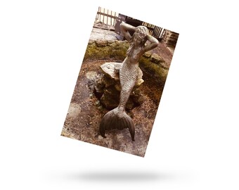 Vintage Mermaid Postcard 4x6