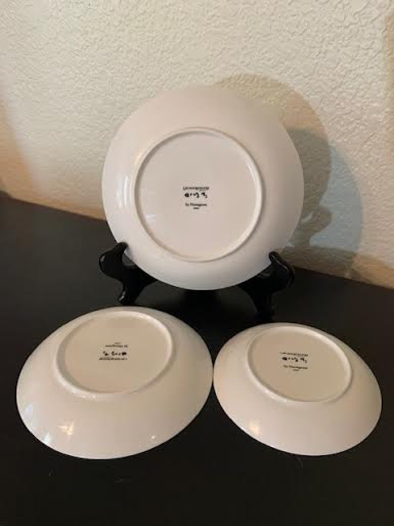 3 Scent of Hangul Bone China Plates/lie Sang Bong of Parisdesigner/for